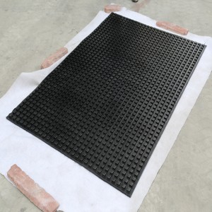 Milieuvriendelijke rubbermatras zonder geur rubbermat met afvoergat voor keuken
