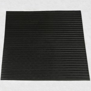 Anti-slip zwart rubber rolvel voor kantoor
