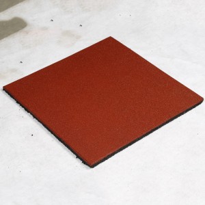 Anti-slip veiligheid tuin rubberen tegels EPDM rubberen vloertegel voor buiten