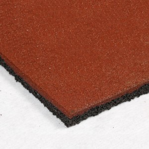 Anti-slip veiligheid tuin rubberen tegels EPDM rubberen vloertegel voor buiten