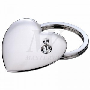 Metalen sleutelhouder met kristallen_63711