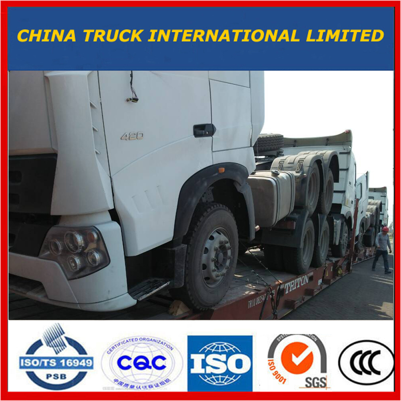 China 6X4 A7 420HP 10wheels HOWO Sleepwagen / Trekker