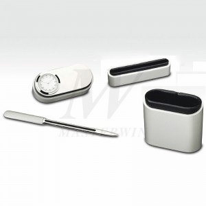 Four Pieces Metal / PU Desktop Set_B93287-01