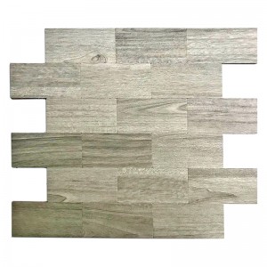 3D hout mode stijl Subway Mix aluminium Mosaico tegel Peel en Stick Backsplash tegels