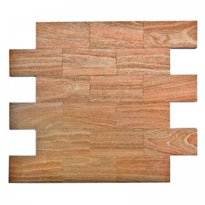 3D hout mode stijl Subway Mix aluminium Mosaico tegel Peel en Stick Backsplash tegels