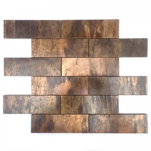 Koperen Backsplash Mozaïektegel voor badkamer en decoratie