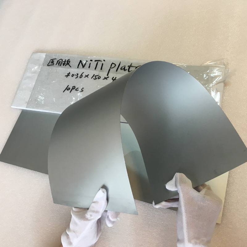 Superelastische nitinolplaat