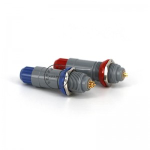 China produceert push pull plastic ronde connector