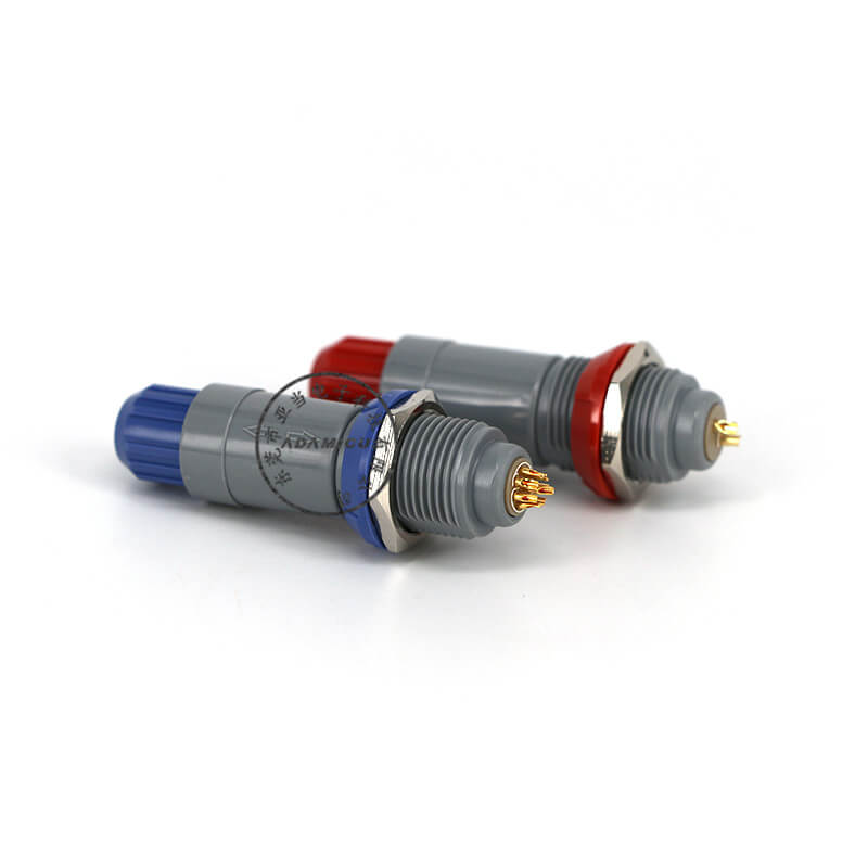China produceert push pull plastic ronde connector