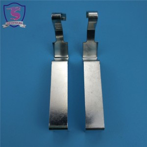 OEM metalen stempelen platte verenstalen koperen clip sluiting