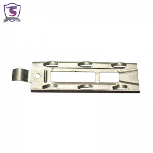 Aangepaste veerstalen kleine V platte veerklem voor batterij