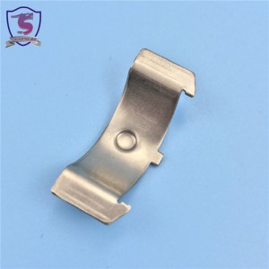 Aangepaste veerstalen kleine V platte veerklem voor batterij