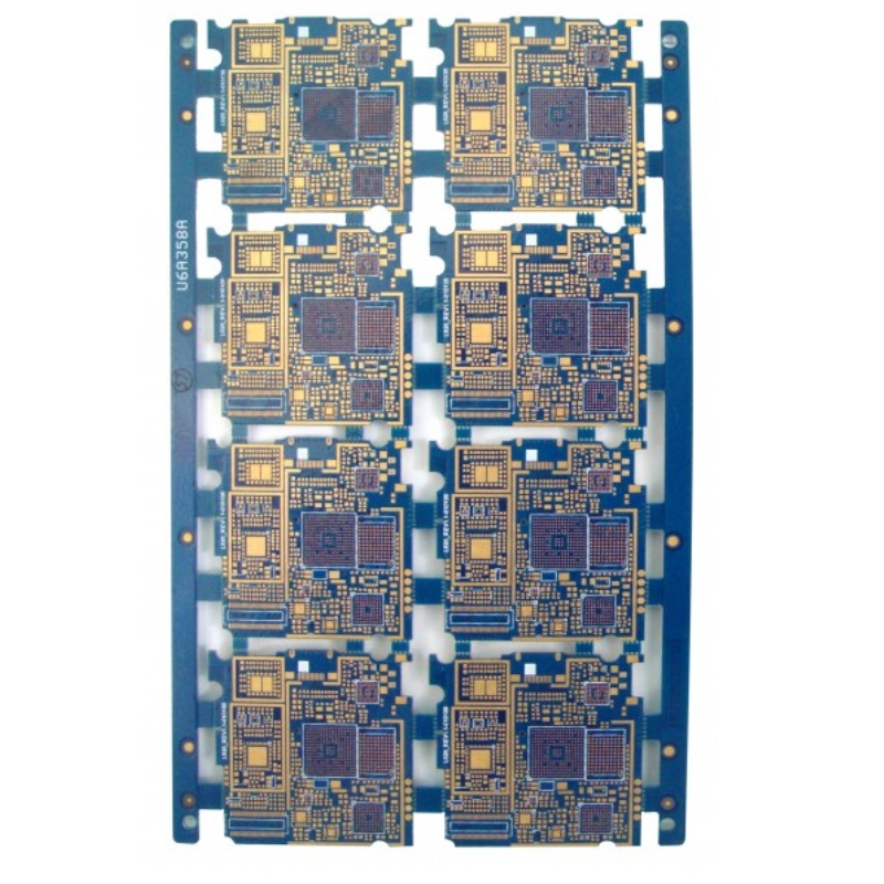 4-laags hoge frequentie HDI hybride PCB-via's gevuld met hars