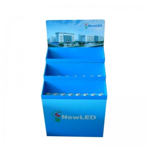 2019 Hoge kwaliteit aangepaste vloer papieren kartonnen displaystandaard