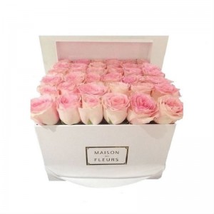 Kubuspapier Bedrukt Goudfolie Logo Bloem Geschenkverpakking