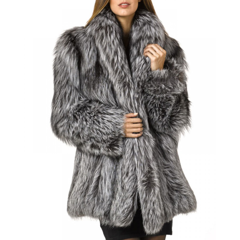Rvxigzvi Dames Faux Bontjas Parka Jas Lange Trench Winter Warm Dikke Bovenkleding Overjas Plus Maat XS-4XL