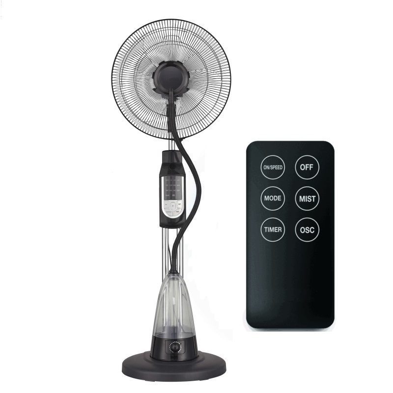 Nieuwste 16 inch water koude stand fan met externe contronal functie 3 Speed ​​Verstelbare Misting Fan