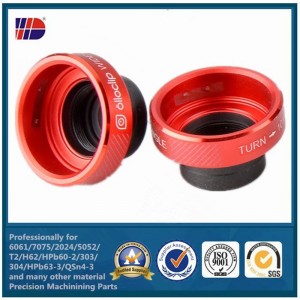 Aangepaste aluminium roestvrij staal High Precision CNC-draaibankonderdelen voor camera