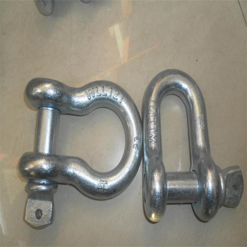 Gegalvaniseerd VS Type gesmeed G209 Schroef Pin Bow Shackle