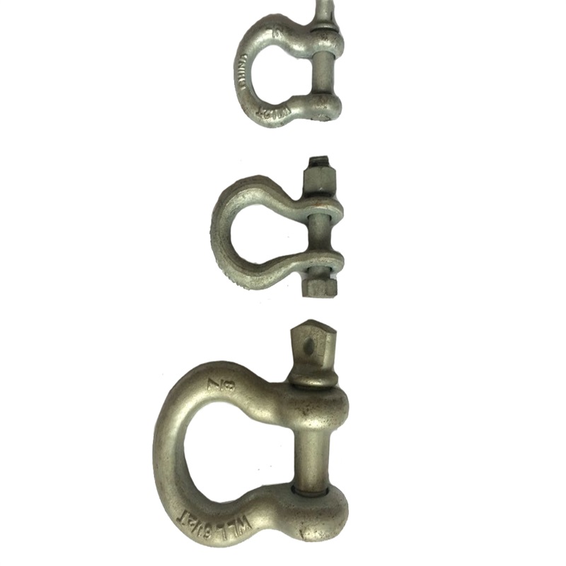 Drop Gesmeed VS Type G209 Schroef Pin Bow Shackle / Marine Bow Shackle
