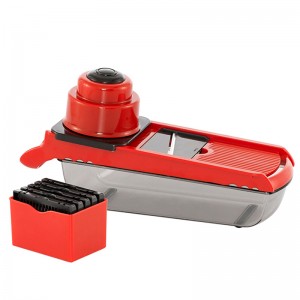 Keuken Groentesnijder Verstelbare roestvrijstalen messen Voedsel Fruit Julienne Snijder Snijder Chopper Rasp