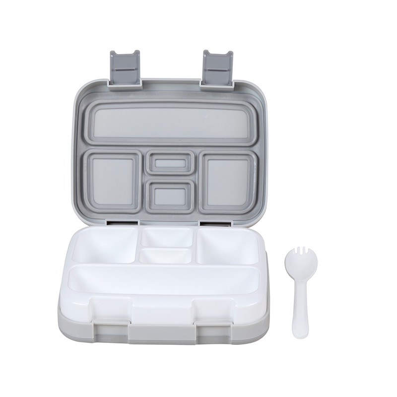 Plastic BPA-vrije lekvrije lunchbox voor Bento-kinderen