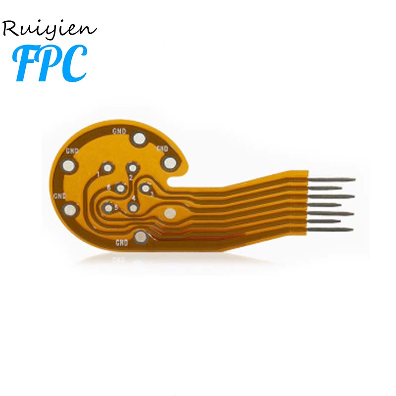 Aanpassen Rohs Goedgekeurde Automotive Consumentenelektronica led flexibele printplaat fpc fpcb met FPC-vingerafdruksensor