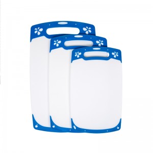 Uniek antislip-ontwerp Meerdere maten kunststof keuken snijplankenset