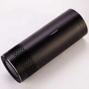 Auto luchtreiniger USB aangedreven met detecteren luchtkwaliteitsfunctie voor verwijderen rook / stof / huisdierengeur / slechte geuren / bacteriën / formaldehyde-auto luchtreiniger