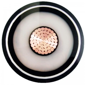 220kv XLPE extra hoogspanningskernvoedingskabel met gegolfde al-mantel