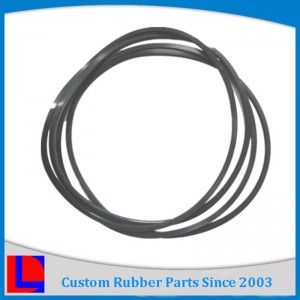 goede elasticiteit op maat gemaakte gele platte rubberen ring