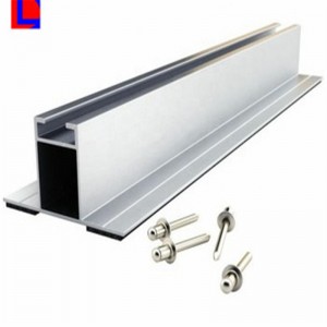 Zonne-montagesysteem aluminium zonnepaneelmontage met rail