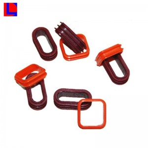 goedkope prijs op maat gemaakte rode siliconen / NBR / EPDM / CR / SBR afdichtingspakking