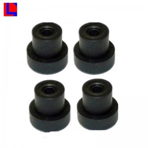 Antislip rubberen voetbeschermer kast meubels zwart nylon voetjes