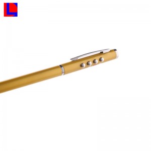 Beautifaul op maat gemaakte aluminium telescopische pen met geweldige kleur