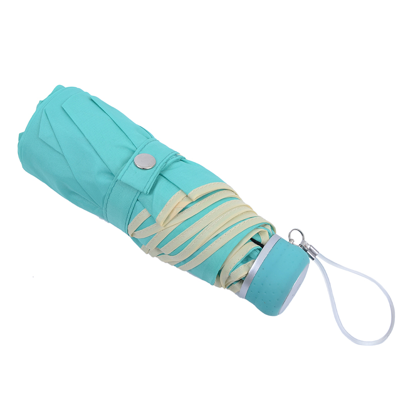 op maat gemaakte 5-voudige lichtgewicht miniparaplu voor promotie