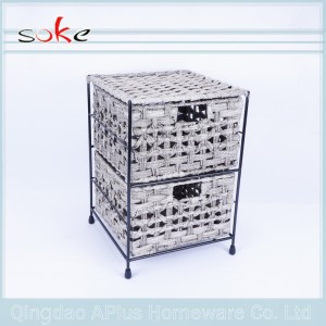 Duurzame handgemaakte rotanbak van PE-rotan