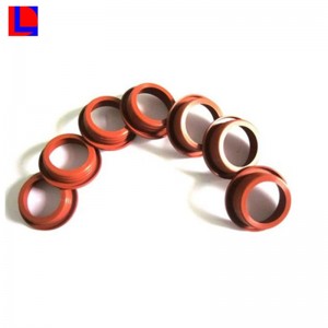 Aangepaste rode siliconenrubberen pakking voor elektronische toepassing