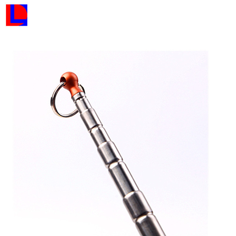 Hete draagbare aluminium telescopische hondenspeler met hangende en lichte bal