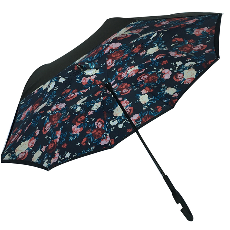Beste compacte bloemenmarketing best beoordeelde merk omgekeerde auto zon omgekeerde paraplu