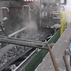 Hittebestendige transportband