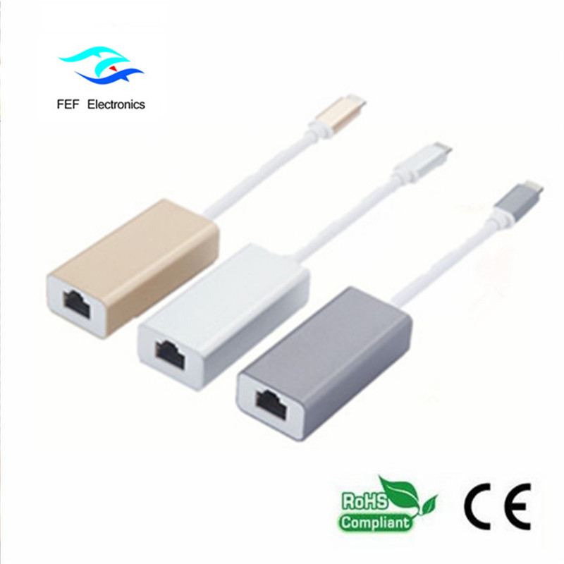 USB Type C naar HDMI Mannelijke conversiekabel converter ABS Shell-ondersteuning 4K 60Hz Code: FEF-USBIC-015