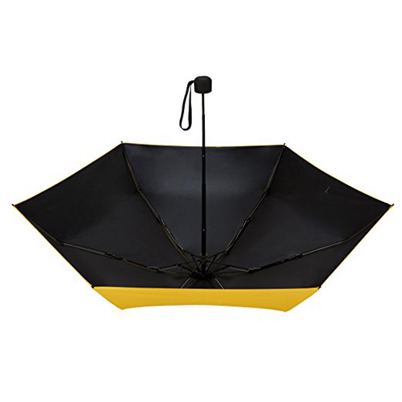 parasollicht parasol Mini Anti UV gele kleine paraplu