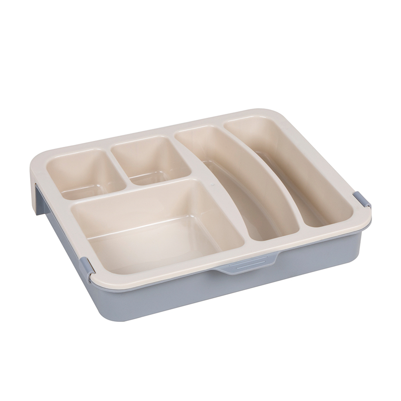 Plastic keuken Uitbreidbaar bestek Zilverwerk Gebruiksvoorwerp Lade Organiser Trays