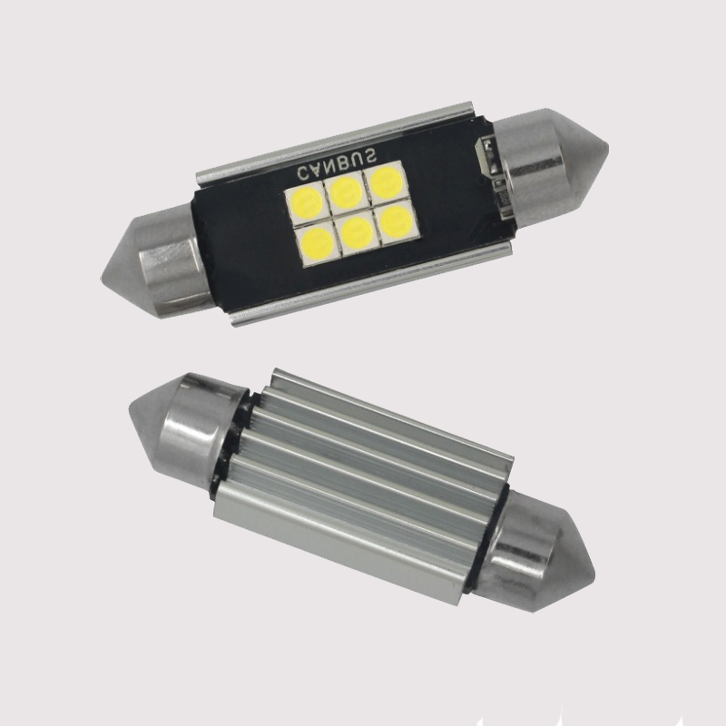 Nieuw Super helder CANBUS 3030 6smd C5W Festoen 31 mm 36 mm 39 mm 42 mm led-licht