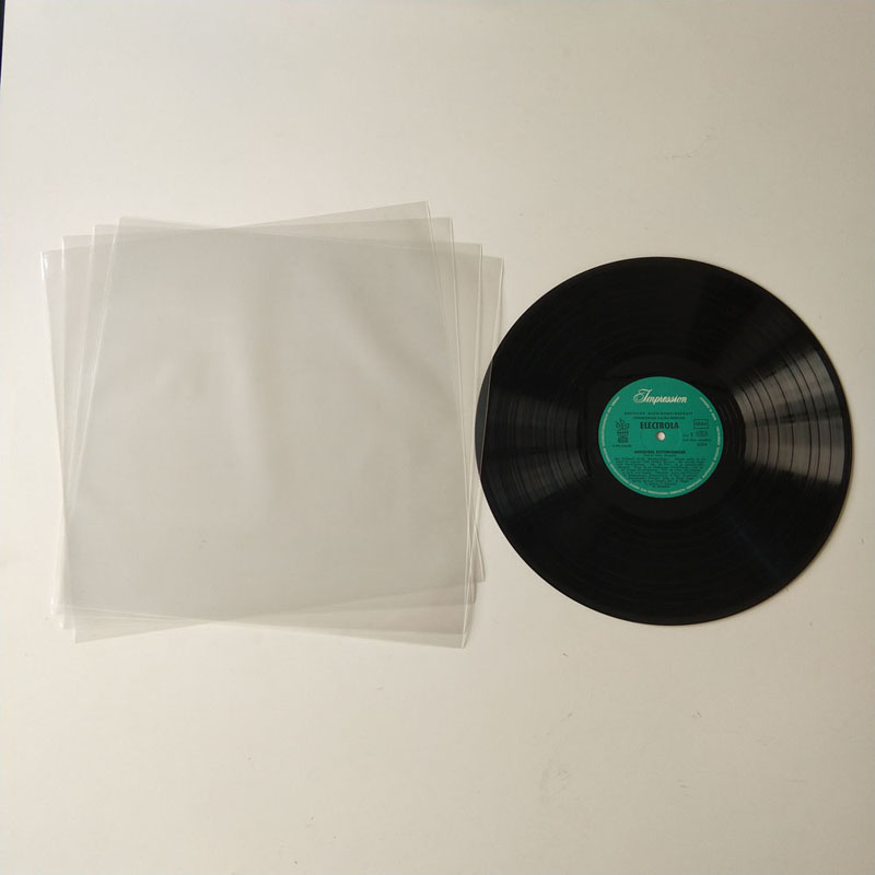 Buitenmoffen van 12 inch LP-plat plat polyethyleen