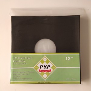 12 Inch zwarte Polyliner LP Record binnenhoes
