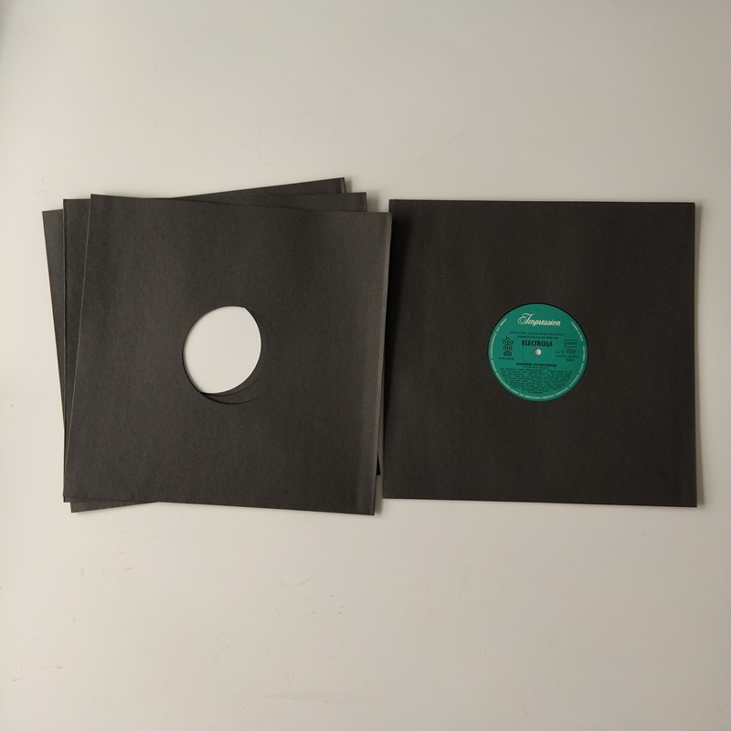 33 RPM Zwart papier Vinyl LP Record opslag binnenhoezen beschermers