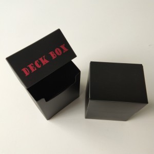 80+ Poly Black Deck Box voor Pokemon / Yu-Gi-Oh en Magic Card