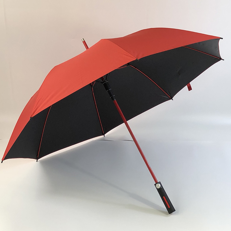 27 inch reclame kleurrijke fiberglas frame Golfparaplu Enkele laag Auto open paraplu